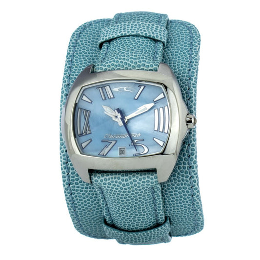Orologio elegante in pelle bicolore Chronotech