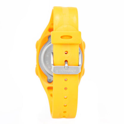 Orologio digitale Chronotech in gomma arancione