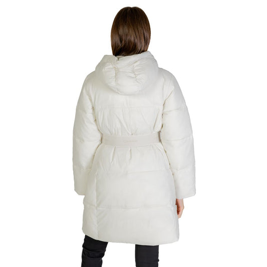 Cappotto in nylon color crema Calvin Klein Jeans