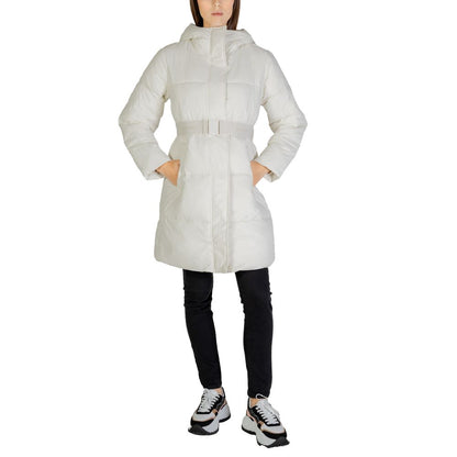 Cappotto in nylon color crema Calvin Klein Jeans