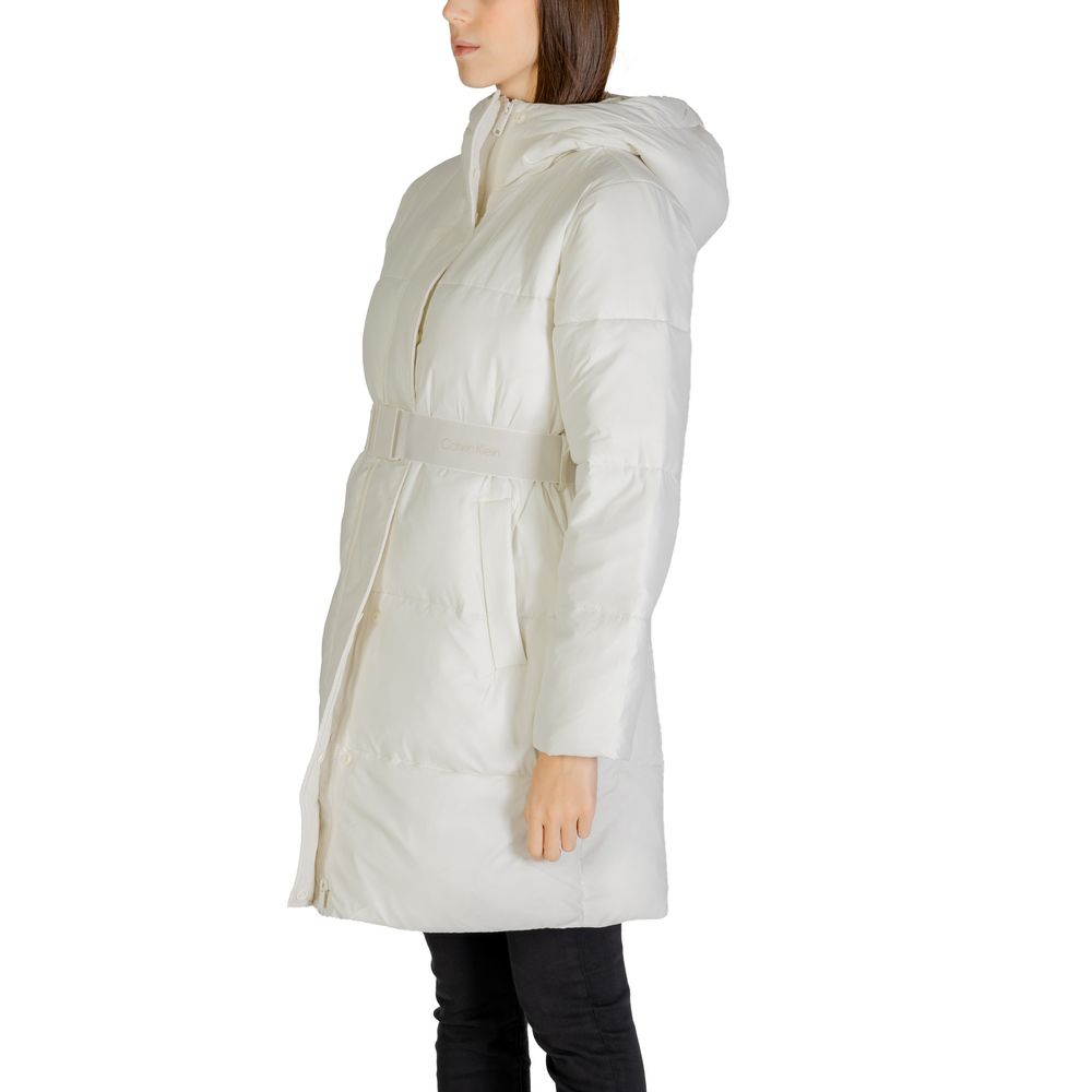 Cappotto in nylon color crema Calvin Klein Jeans