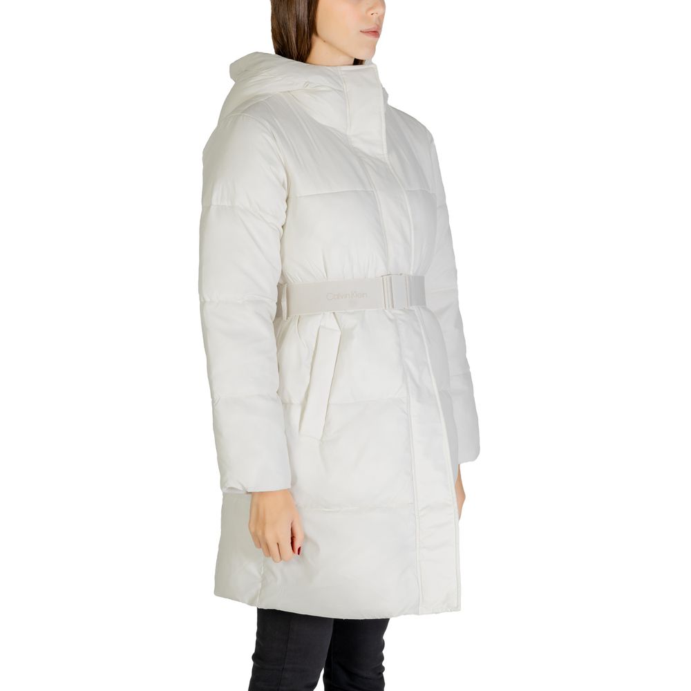 Cappotto in nylon color crema Calvin Klein Jeans