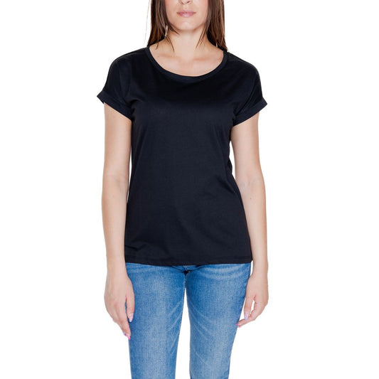 Maglietta nera in cotone Vila Clothes