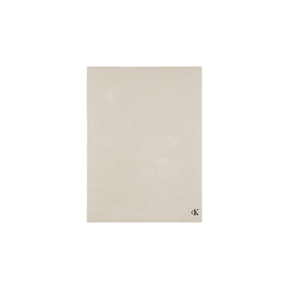 Sciarpa in cotone beige Calvin Klein