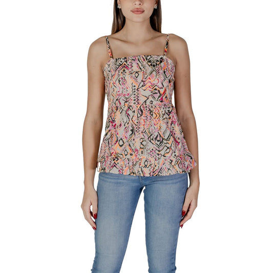 Top in cotone multicolore B.Young