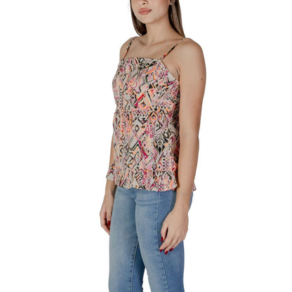 Top in cotone multicolore B.Young