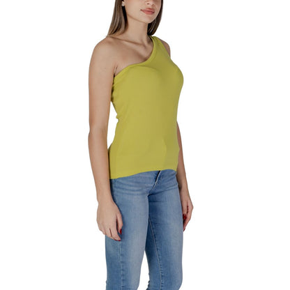 B.Young Top in cotone giallo