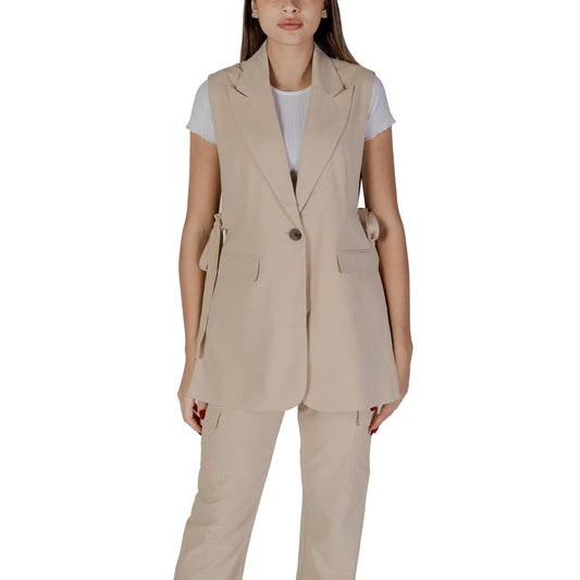 Gilet in poliestere beige B.Young
