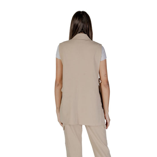Gilet in poliestere beige B.Young