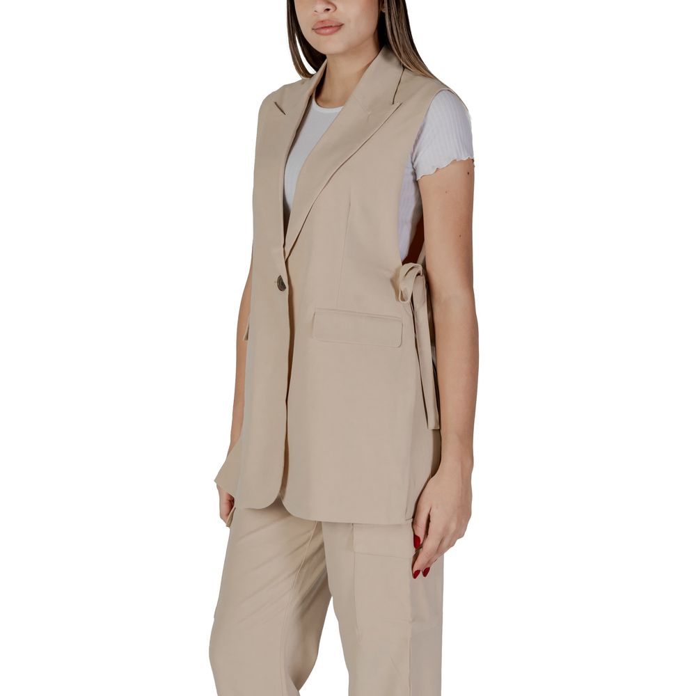Gilet in poliestere beige B.Young
