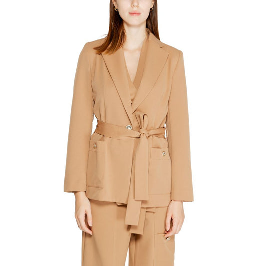 Rinascimento Blazer Beige In Poliestere