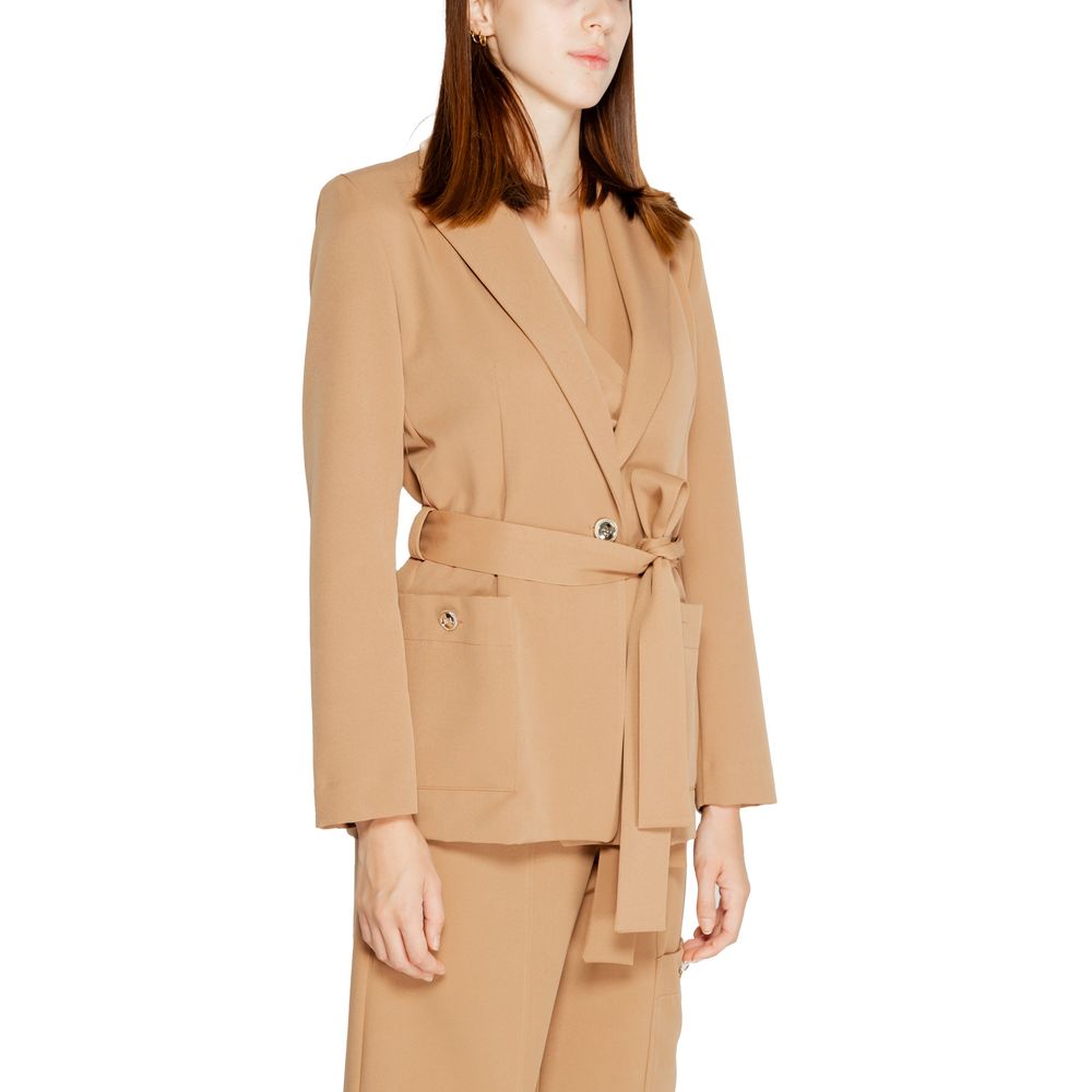 Rinascimento Blazer Beige In Poliestere