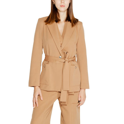 Rinascimento Blazer Beige In Poliestere