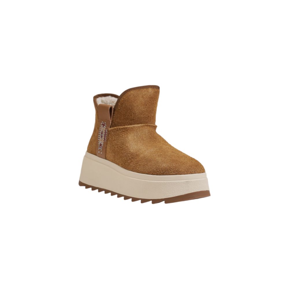 Stivaletti in pelle scamosciata marrone ASH