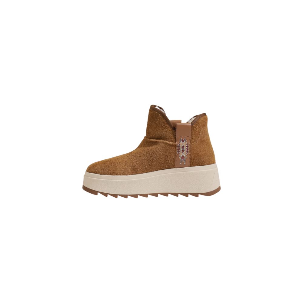Stivaletti in pelle scamosciata marrone ASH