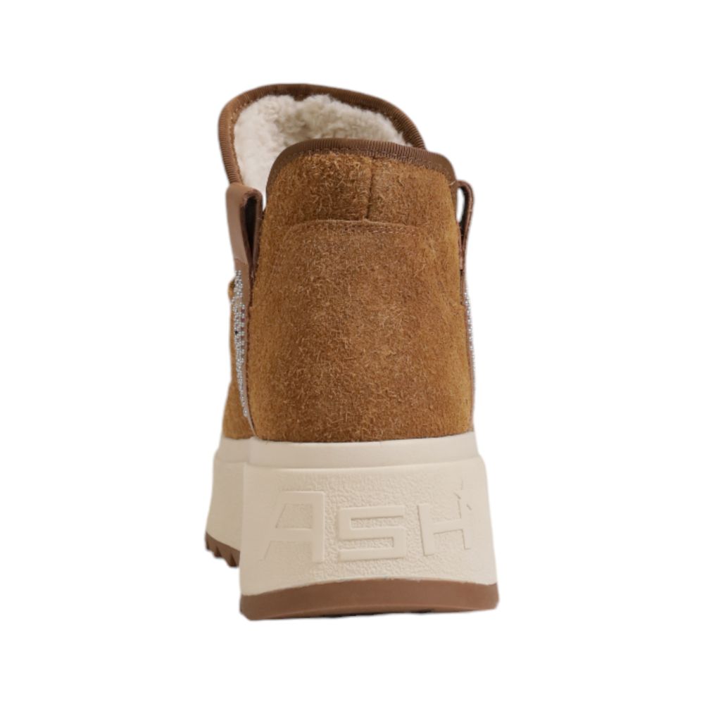 Stivaletti in pelle scamosciata marrone ASH