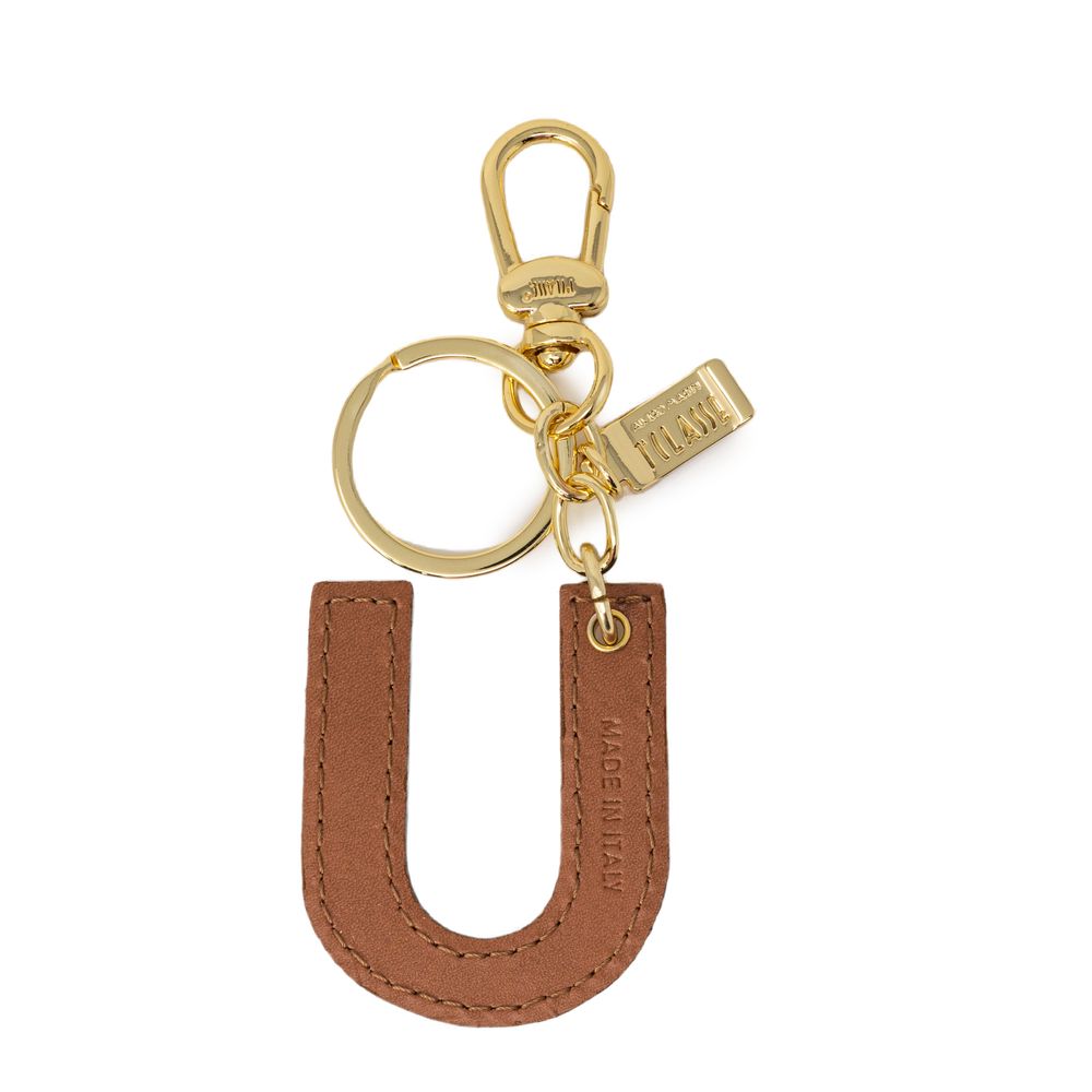 Portachiavi Alviero Martini Prima Classe in Pelle Beige