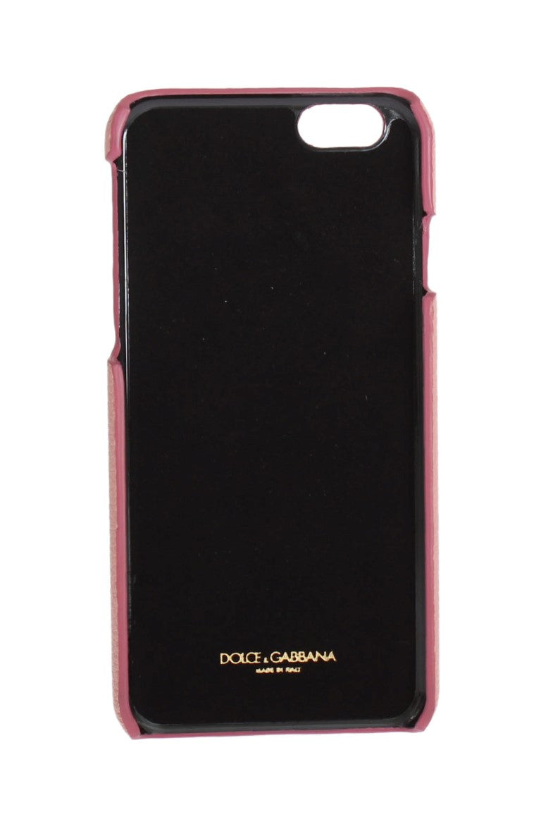 Custodia per telefono Dolce &amp; Gabbana a forma di cuore in pelle rosa