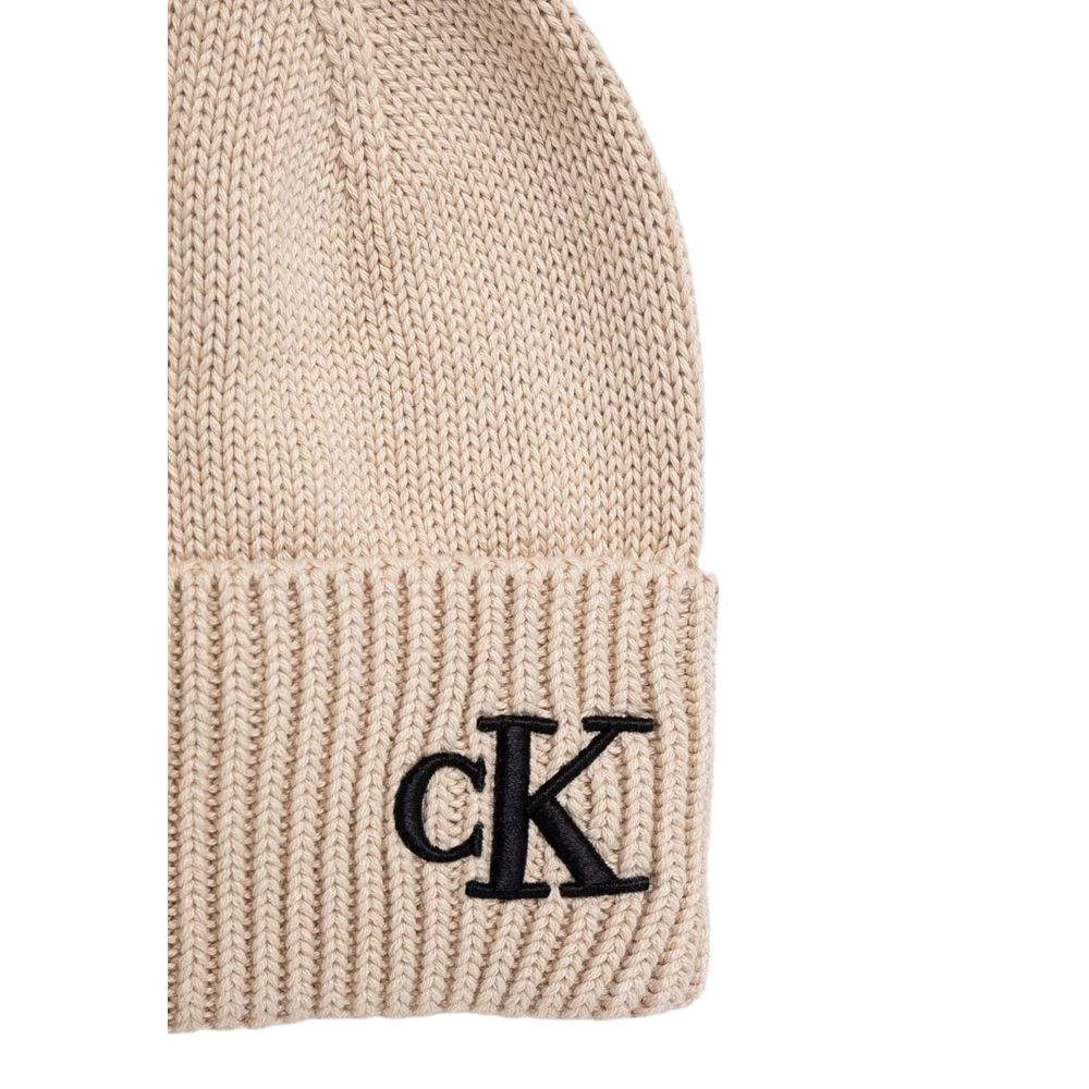 Cappello da baseball Calvin Klein Beige Cotton Caps