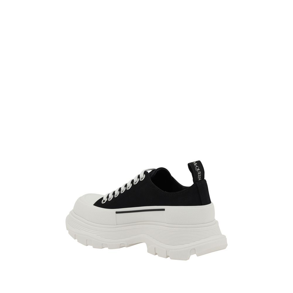 Sneakers alte in gomma nera Alexander McQueen