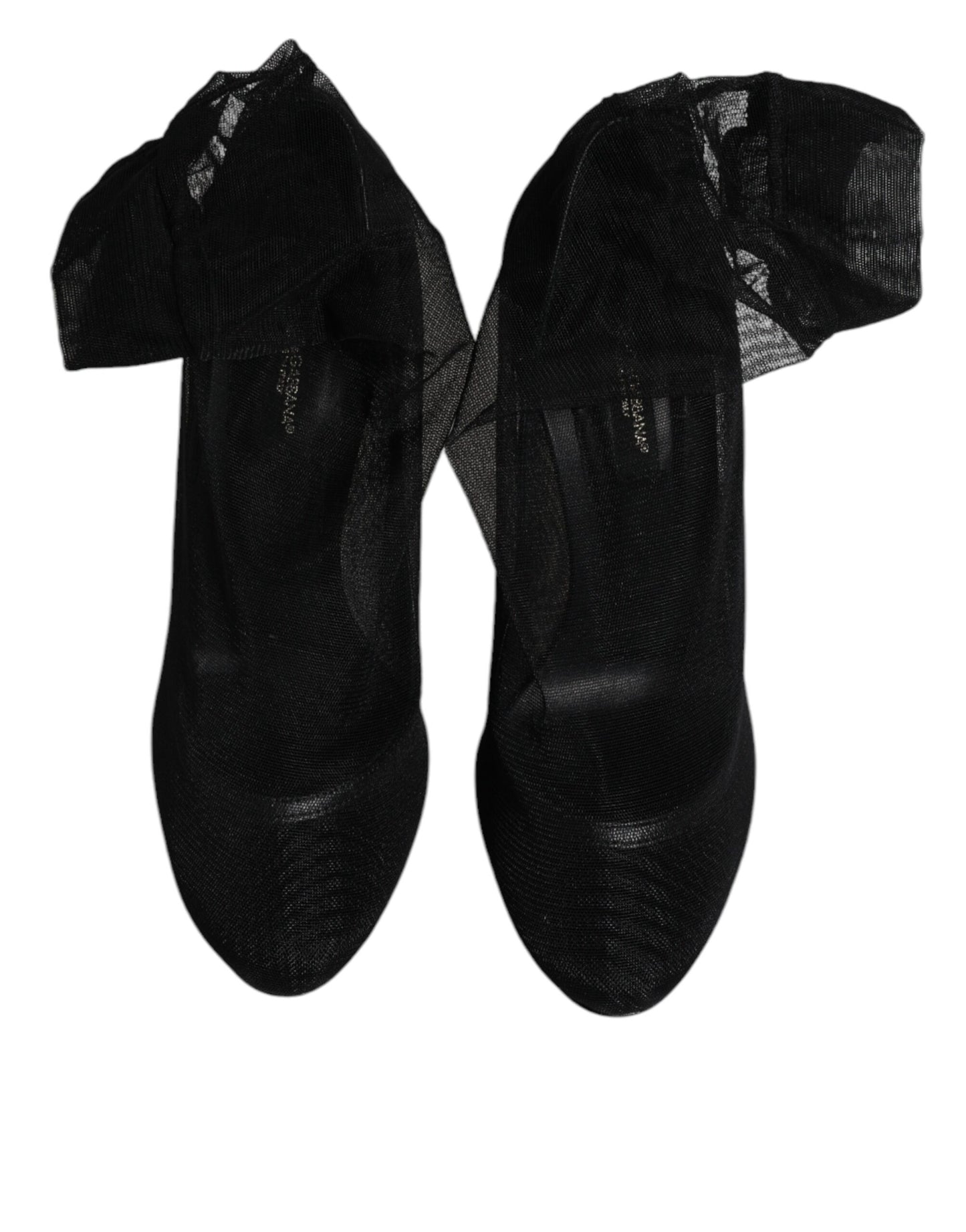 Dolce &amp; Gabbana - Stivali in nylon nero stile calzino