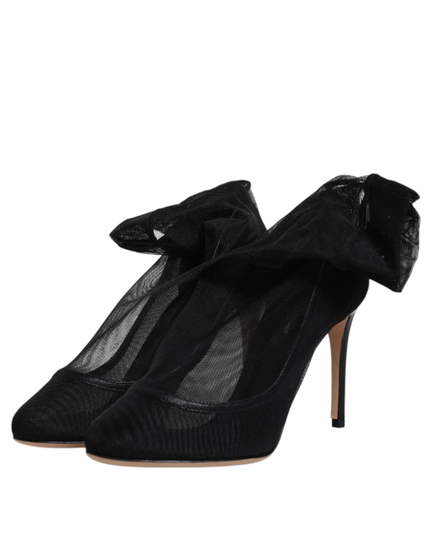 Dolce &amp; Gabbana - Stivali in nylon nero stile calzino