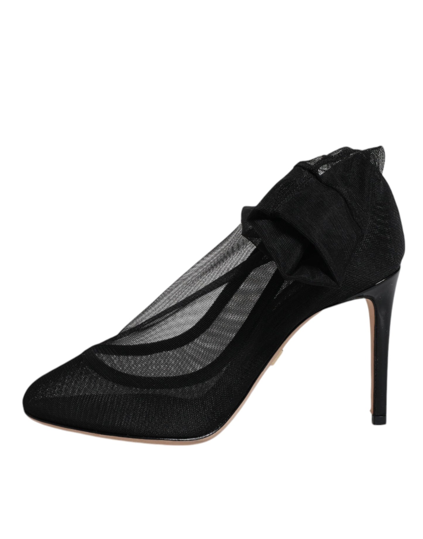 Dolce &amp; Gabbana - Stivali in nylon nero stile calzino