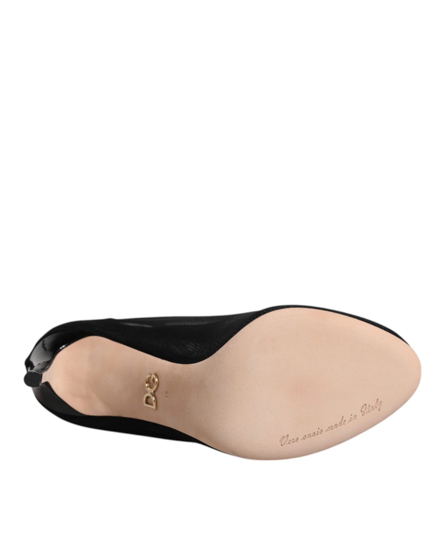 Dolce &amp; Gabbana - Stivali in nylon nero stile calzino