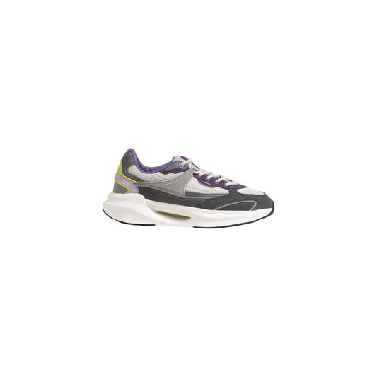 Sneakers DATE in tessuto grigio con suola spessa