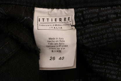 Jeans John Galliano in cotone elasticizzato lavaggio grigio vestibilità regolare