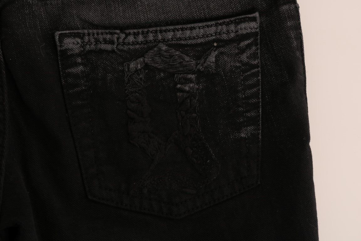 Jeans John Galliano in cotone elasticizzato lavaggio grigio vestibilità regolare