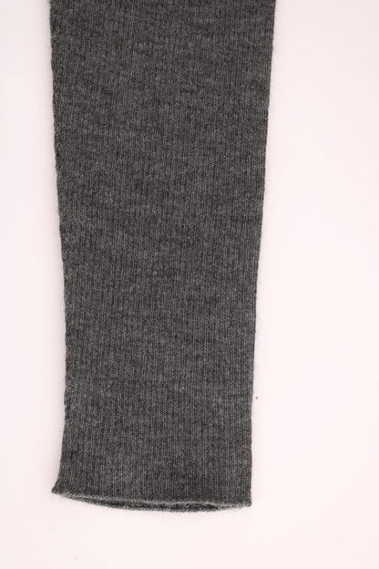 Collant elasticizzati in cashmere grigio Dolce &amp; Gabbana
