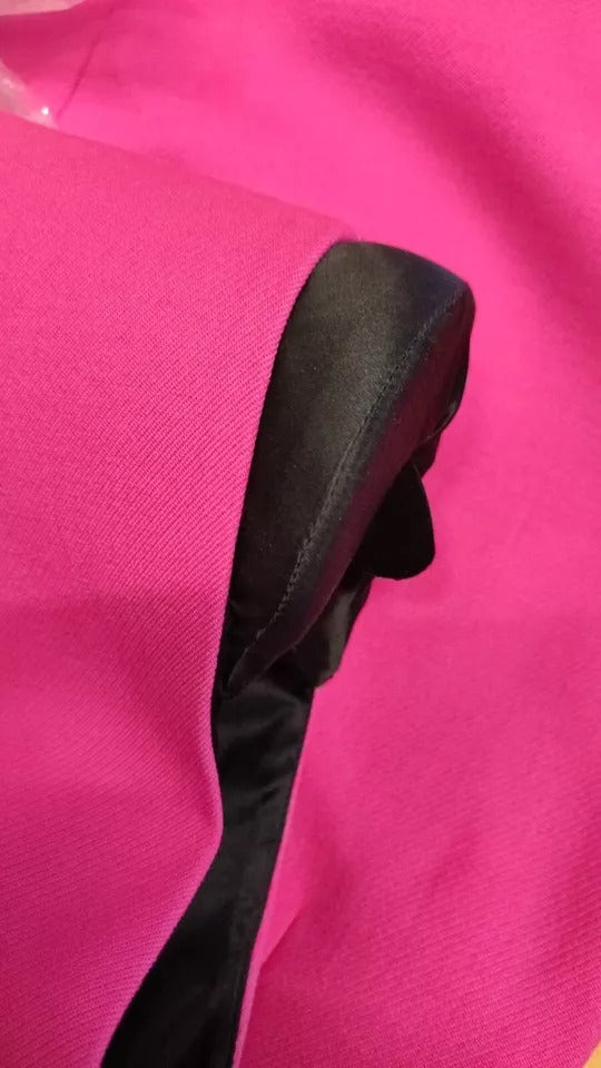 Dolce &amp; Gabbana Mini abito aderente senza maniche rosa a trapezio