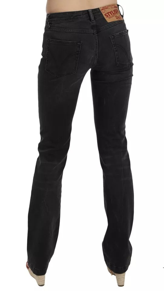 Jeans slim fit in cotone nero Dolce &amp; Gabbana Pantaloni D&amp;G