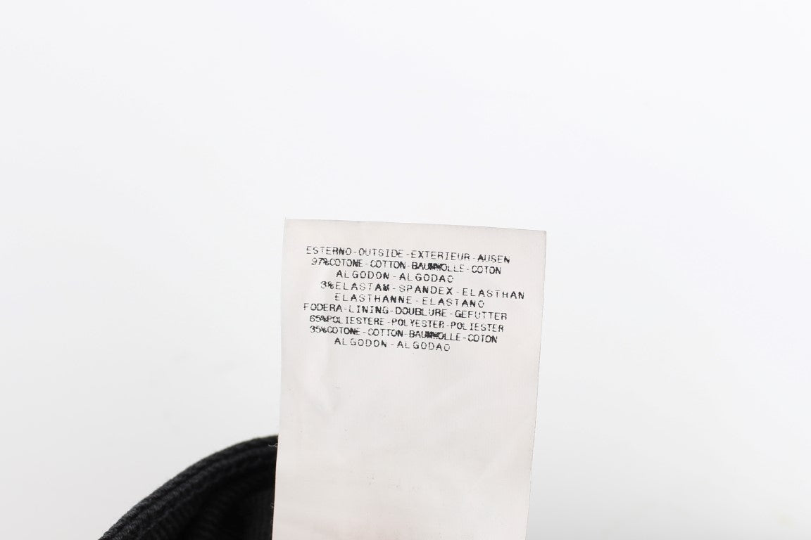 Jeans Cavalli neri in cotone elasticizzato slim fit