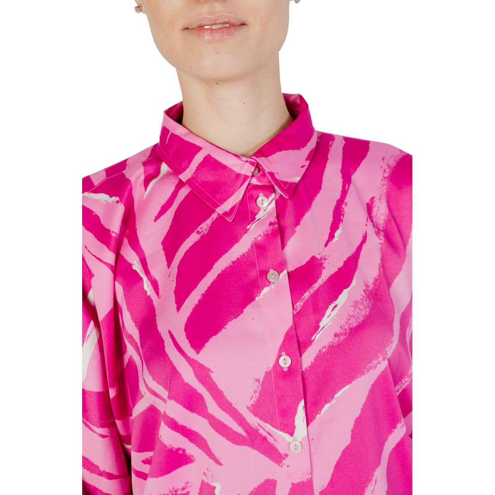 Solo camicetta in poliestere rosa
