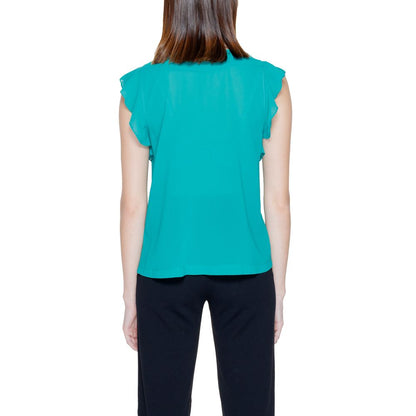 Blusa in Poliestere Verde Rinascimento