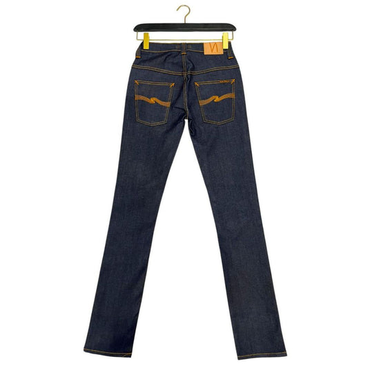 Jeans da donna in cotone blu Nudie Jeans