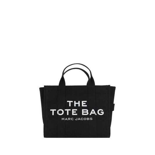 Borsa a mano in cotone nero Marc Jacobs