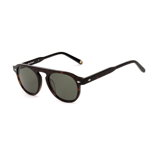 Occhiali da sole in acetato marrone Belstaff