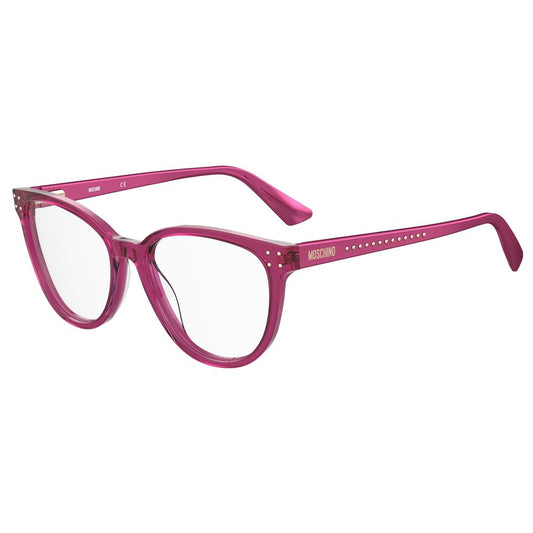 Occhiali da vista in acetato fucsia Moschino (montatura)