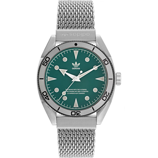 Orologio elegante Adidas in acciaio inossidabile grigio