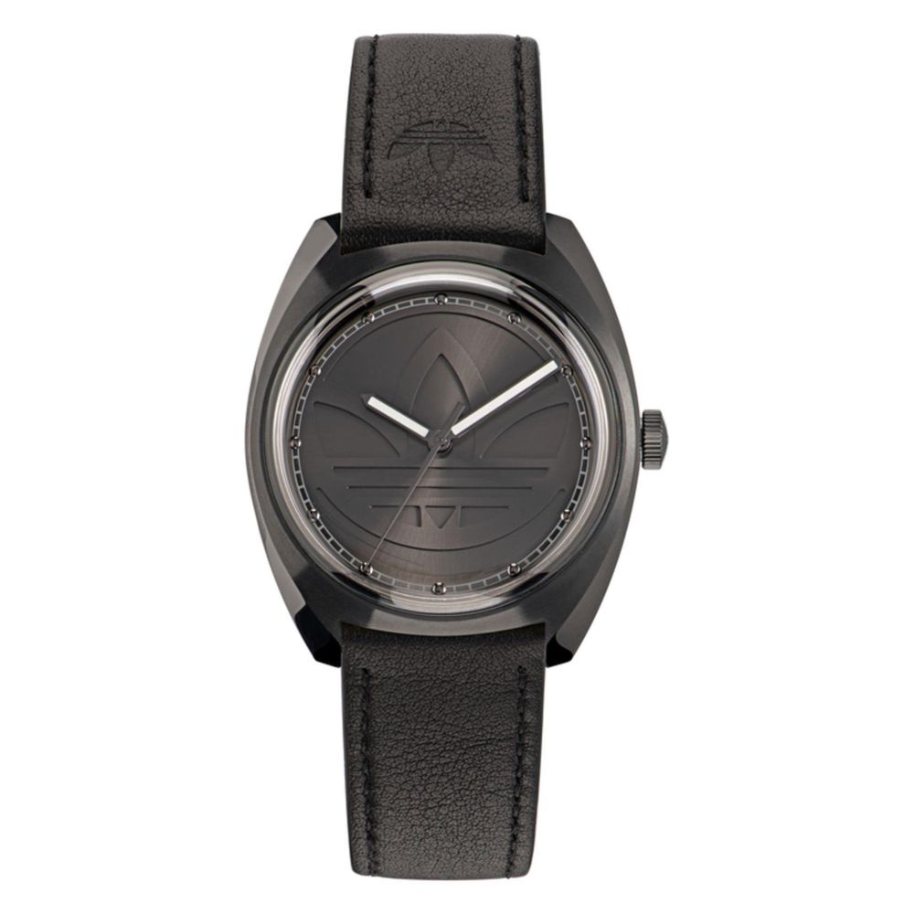 Orologio elegante Adidas in pelle nera