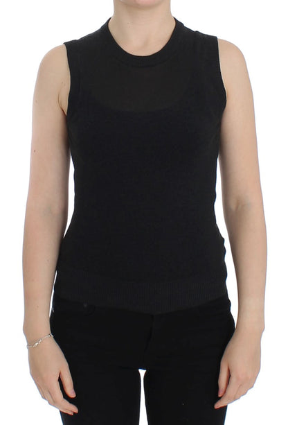 Dolce &amp; Gabbana Gilet girocollo senza maniche nero