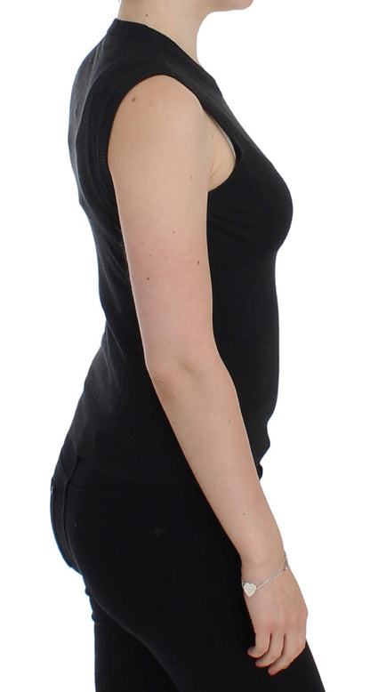 Dolce &amp; Gabbana Gilet girocollo senza maniche nero