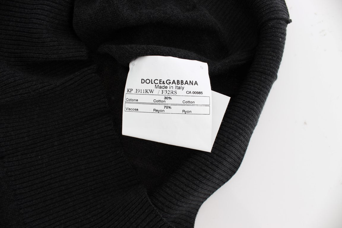 Dolce &amp; Gabbana Gilet girocollo senza maniche nero