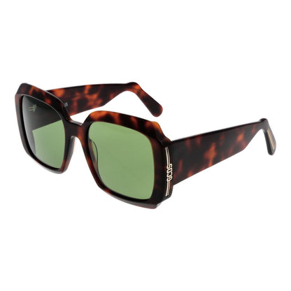 Occhiali da sole in plastica marrone GCDS