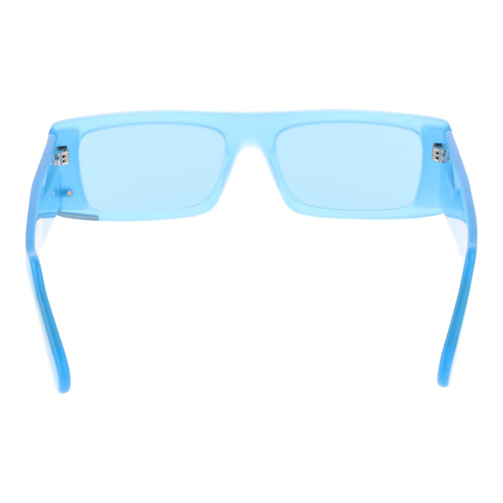 Occhiali da sole in plastica blu GCDS