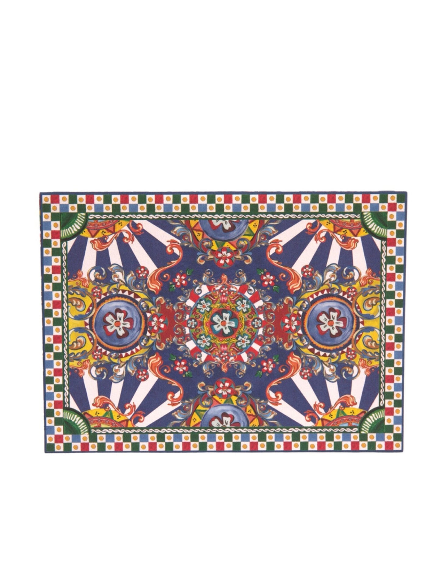 Porta cartoline con busta Carretto Siciliano multicolore Dolce &amp; Gabbana