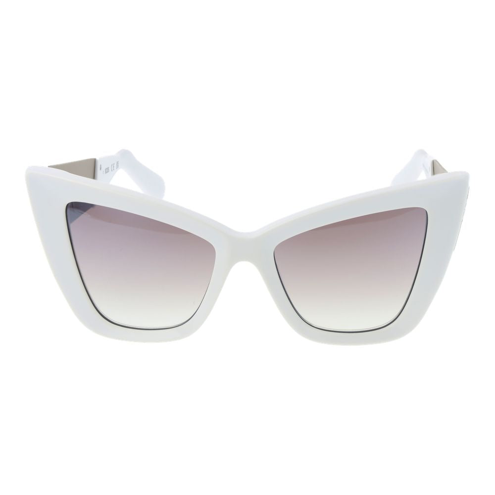 Occhiali da sole GCDS in acetato bianco